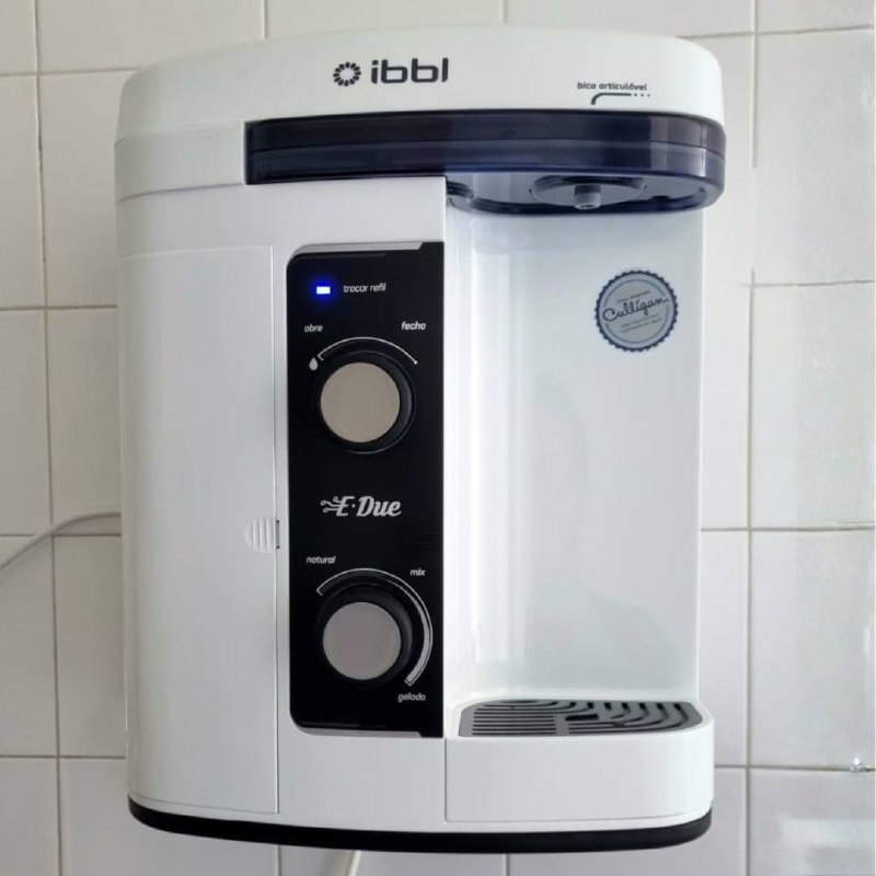 Purificador De Água Gelada Ibbl E-due Full Range Branco 127/220v