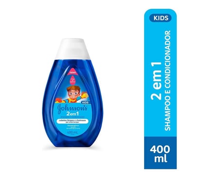Johnson's Shampoo e Condicionador Infantil 2 em 1, 400ml