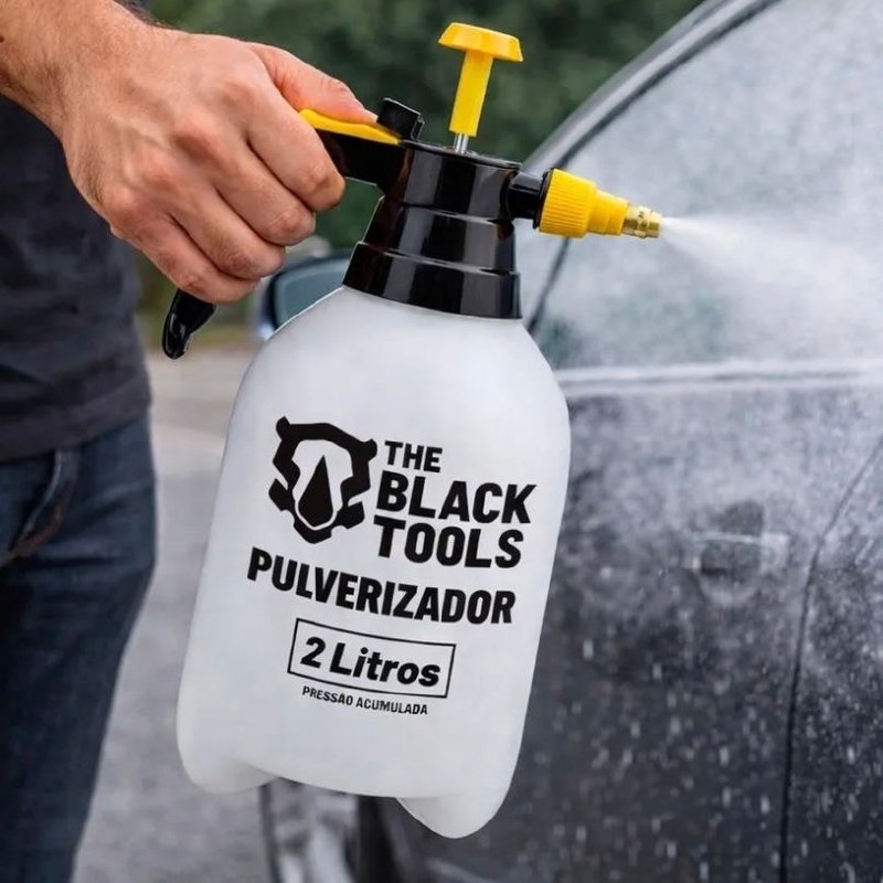 Pulverizador Manual 2l Hagra Com Bico Ajustável E Válvula De Segurança Sortida