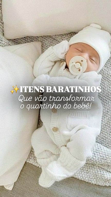 Itens baratinhos para montar o cantinho de higiene do bebê.