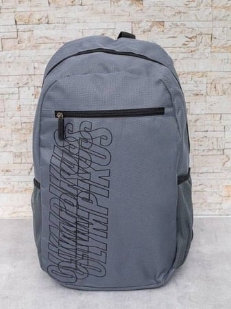 Mochila Masculina E Feminina Oiwb221808 Basic Olympikus Cor Pitch Gray/preto Desenho Do Te...