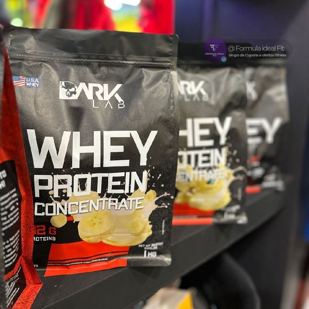 Whey Protein Concentrado 1kg Dark Lab Sabor Doce de leite