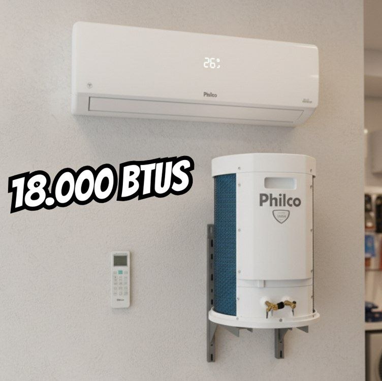 Philco Ar Condicionado Split Philco Hi Wall Eco Inverter 18.000 BTU/h Frio Monofásico Bran...