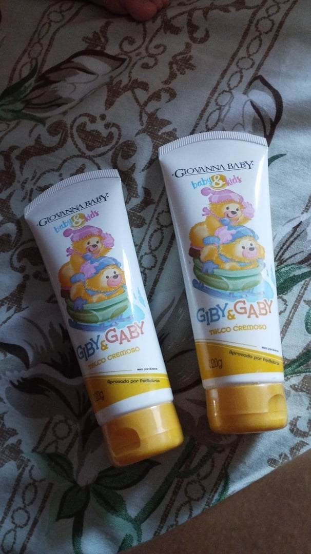 🤓Giovanna Baby Talco Cremoso 120Ml Giby Amarelo