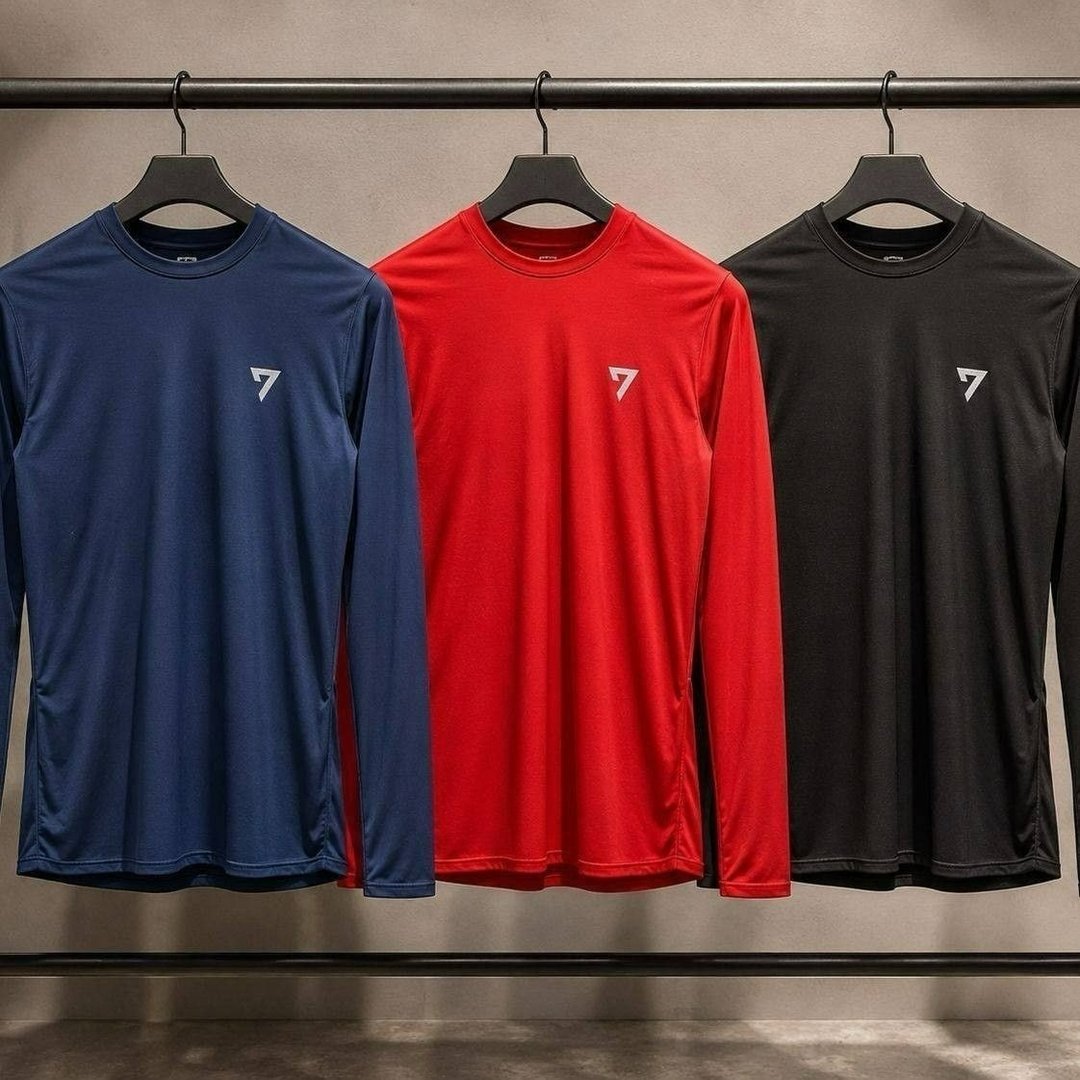 Kit 3 Camisetas Térmicas Segunda Pele Uv50-