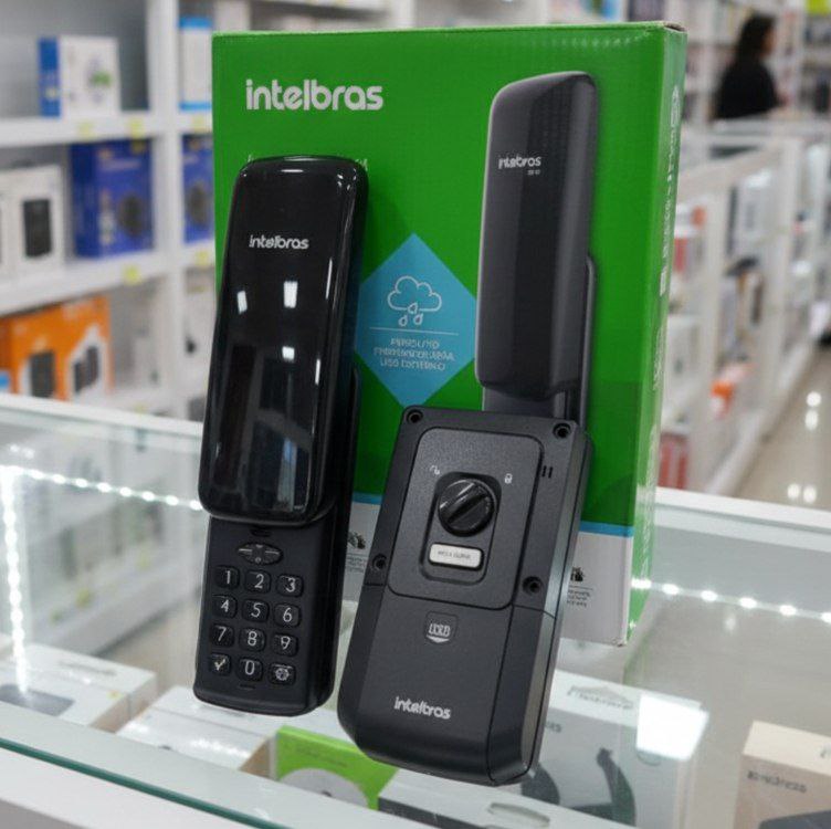 Fechadura Digital Para Uso Interno e Externo FR 10 Preto Intelbras
