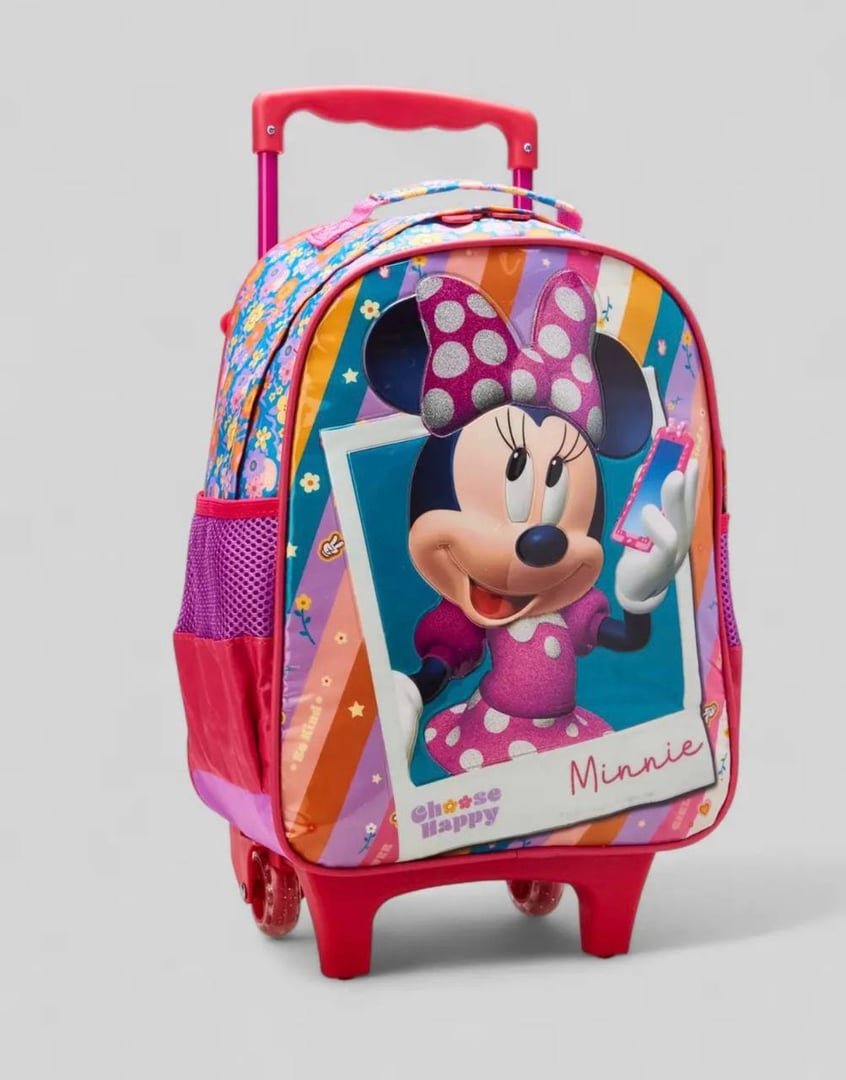 Mochila Escolar Xeryus Minnie R1 Com Rodas 18 L