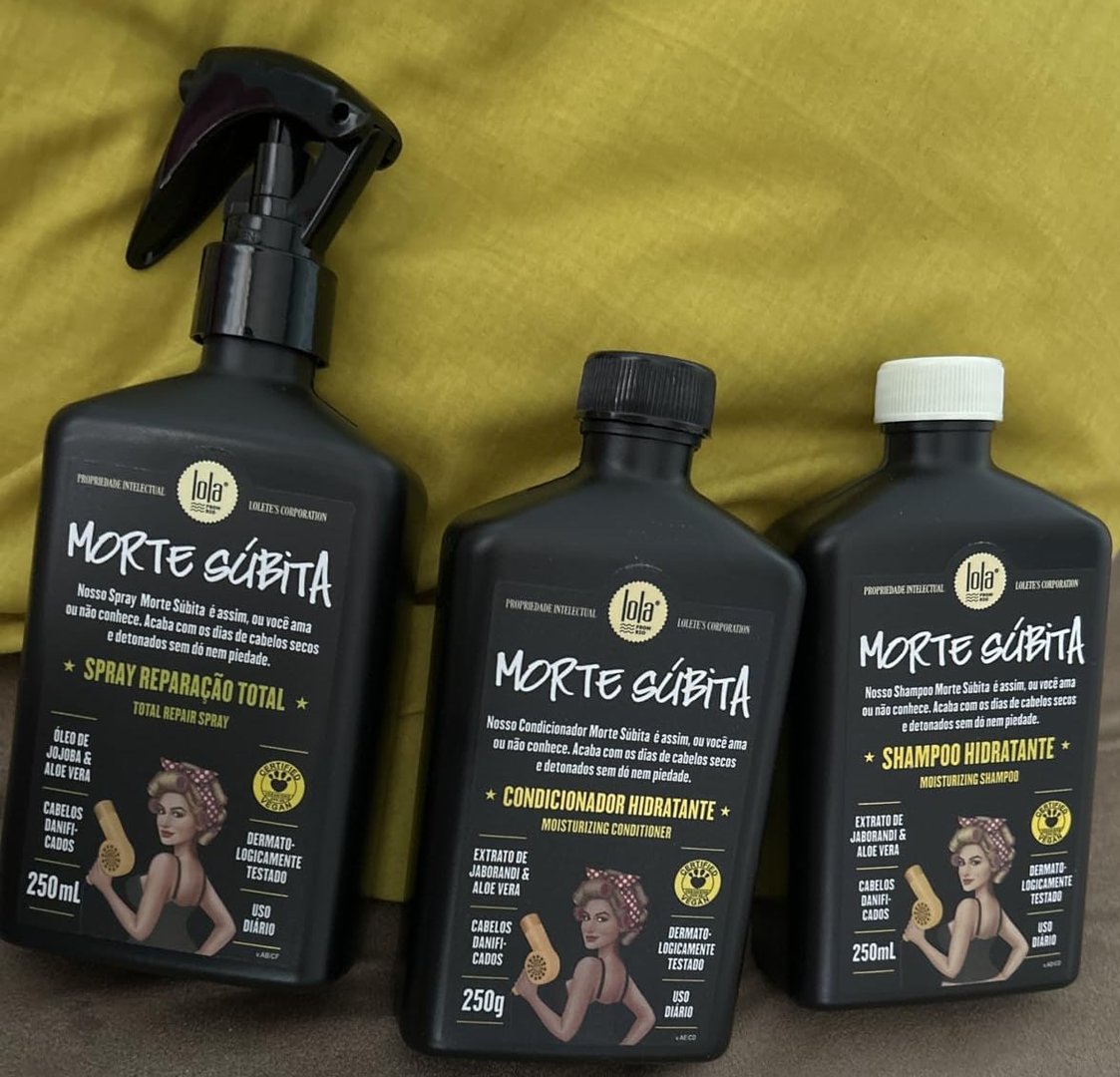 Kit Morte Súbita (Shampoo + Condicionador + Spray Reparaçao) - Lola From Rio