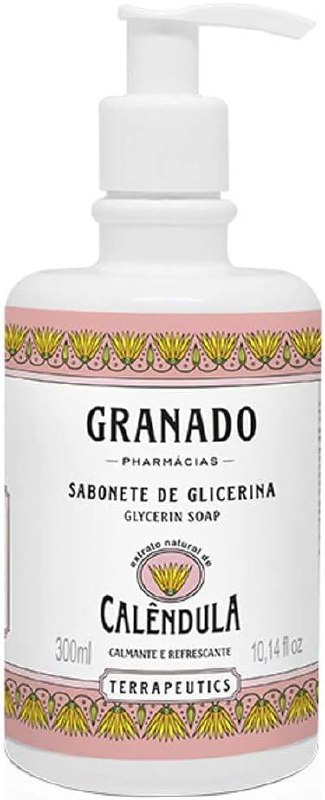 Granado Sabonete Líquido Terrapeutics, Calêndula, Rosa Claro, 300ml