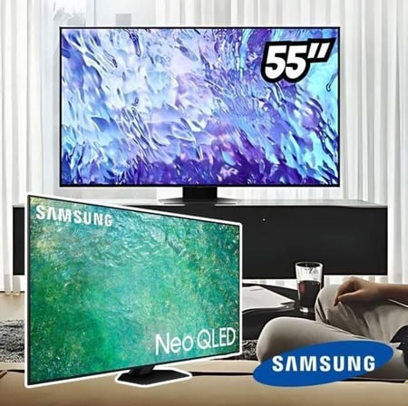 Samsung Smart TV Neo QLED 55" 4K UHD QN85C - Alexa built in, Mini Led, Processador com IA,...