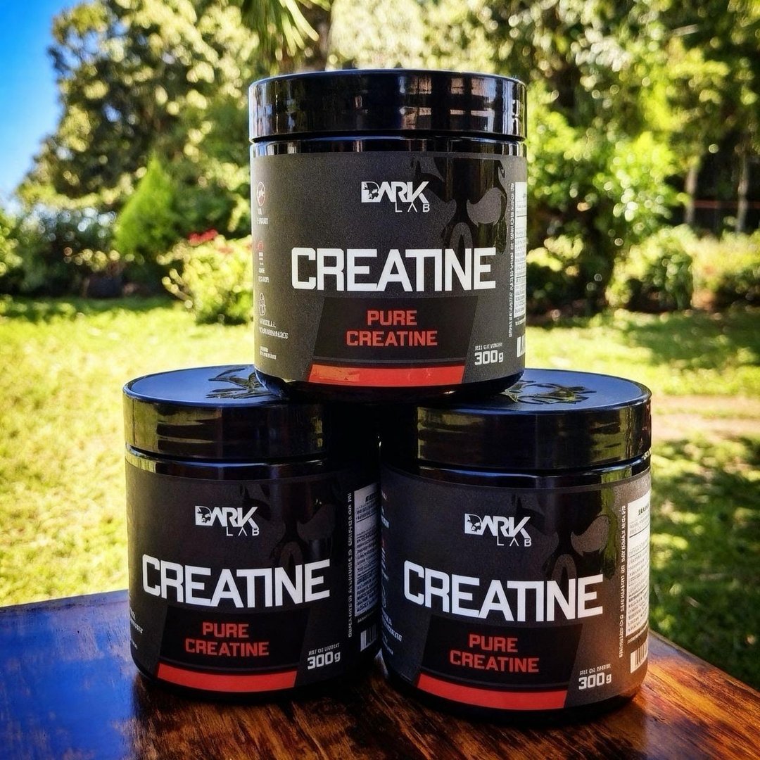 Creatina Monohidratada em Pote 300g 100% Pura Dark Lab