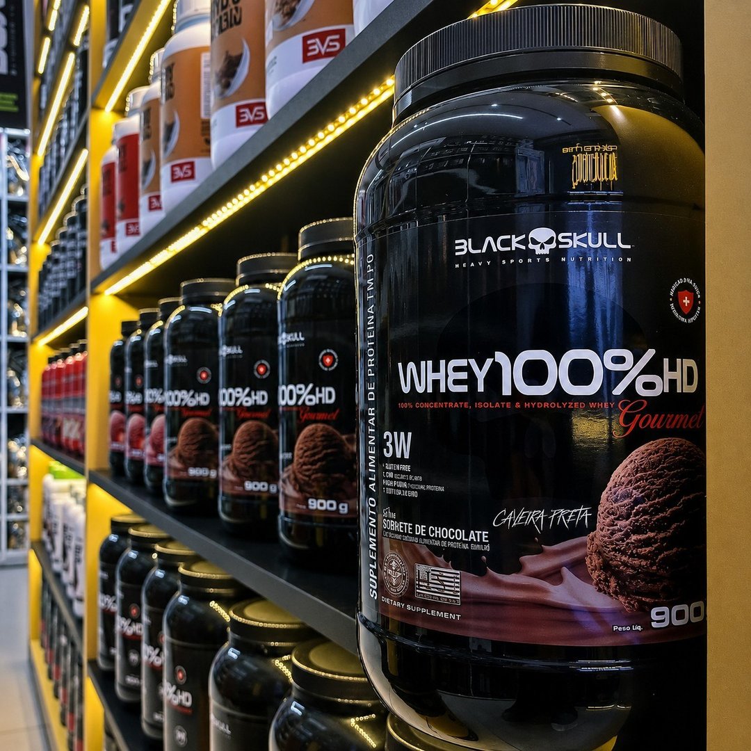 Whey 100%hd Gourmet | 900g | Black Skull