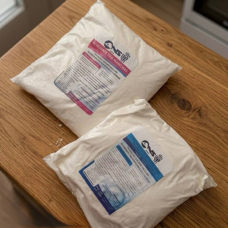 Tira manchas alvejante 1kg + Percarbonato de sódio 1kg