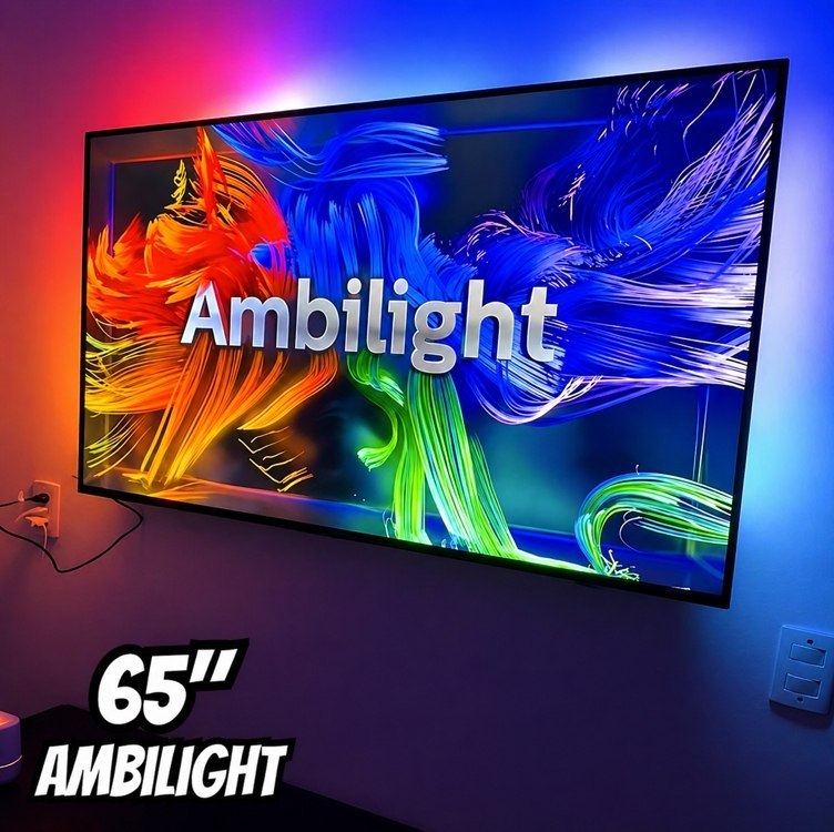 PHILIPS, Smart TV Ambilight 65" 4K