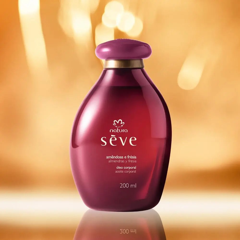 Óleo Seve Amêndoas E Frésia Natura Deo Corporal - 200ml