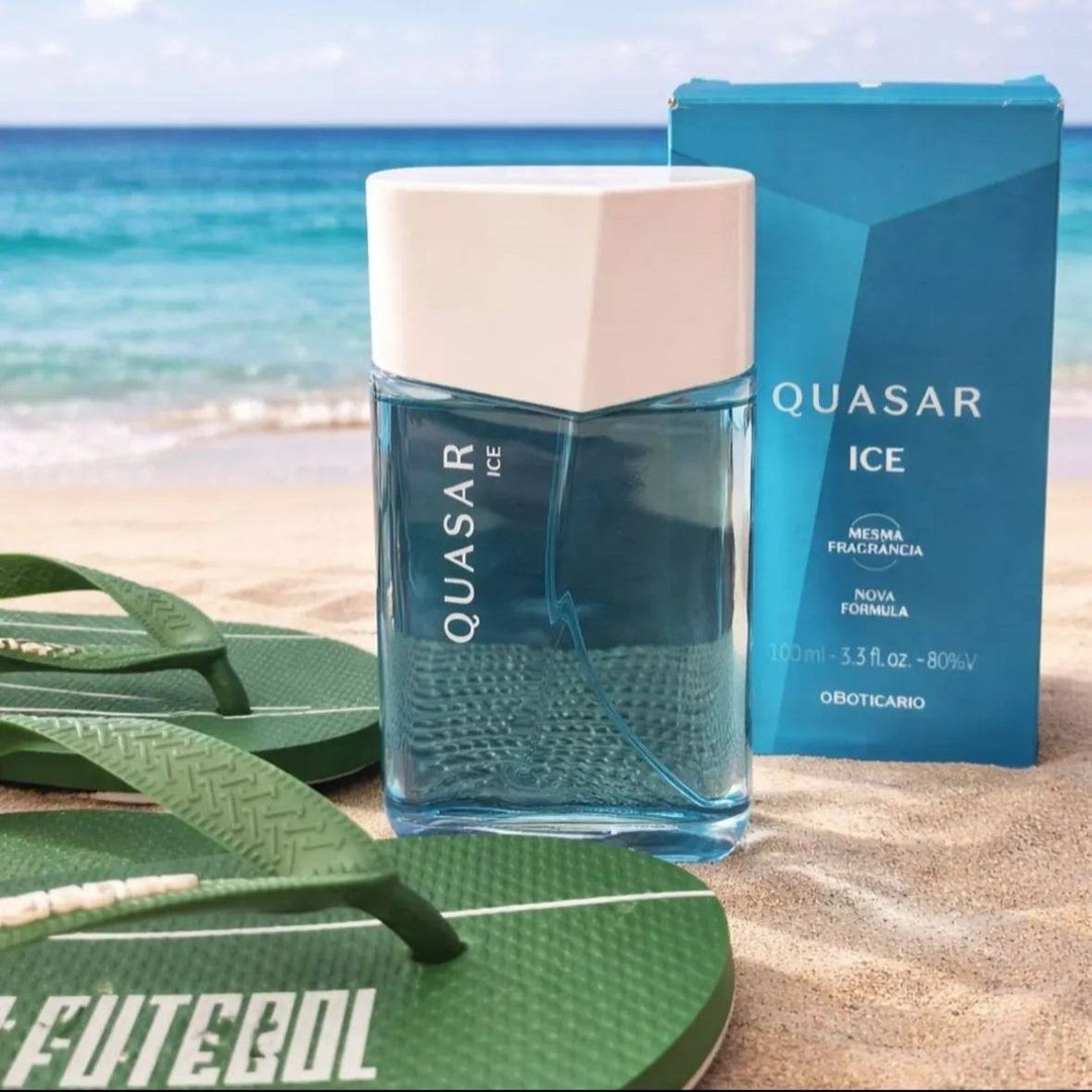 Quasar Ice Deo Colônia Fougère Aldeídica 100ml Boticário Masculino