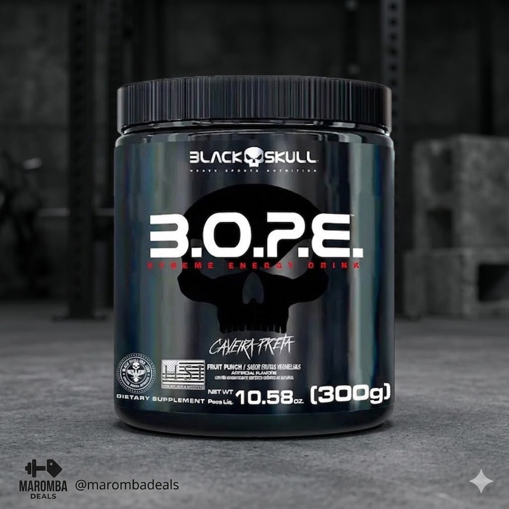 Pré-treino B.o.p.e. Black Skull Em Pó, 300g Sabor Frutas Amarelas Frutas Amarelas