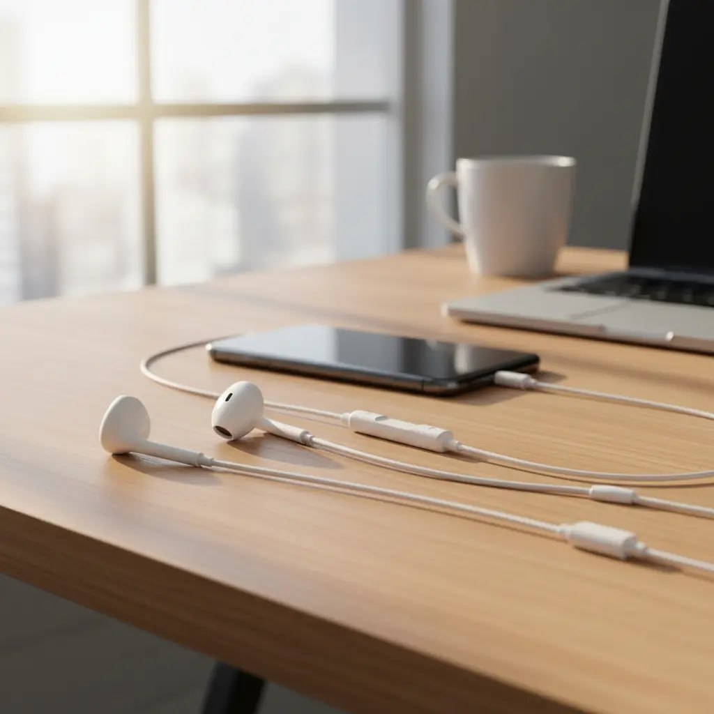 Fones De Ouvido Usb-c Tipo C Com Microfone Integrado Som Estéreo Alta Qualidade Controle De Chamadas Compatível Com iPhone 15 16 17 Android Samsung Xiaomi Motorola Conexão Direta Premium Eletric Teck