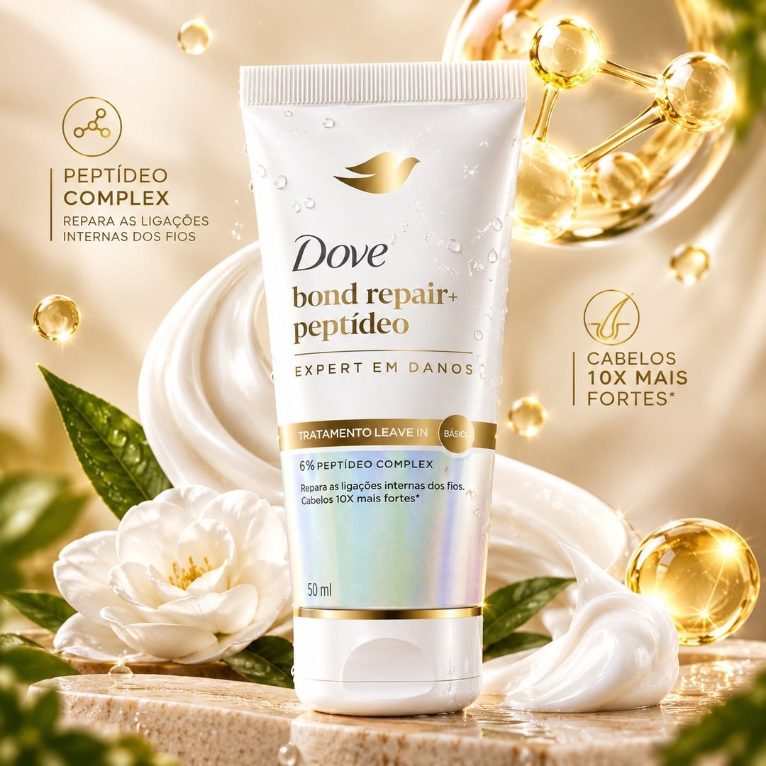 Dove Leave-In Bond Repair + Peptídeo 50ml