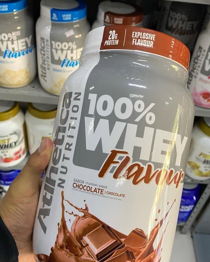 100% Whey Protein Flavour 900g Atlhetica Nutrition Sabor Chocolate