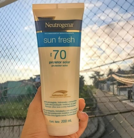 Neutrogena Sun Fresh Protetor Solar Corporal, FPS 70, 200ml