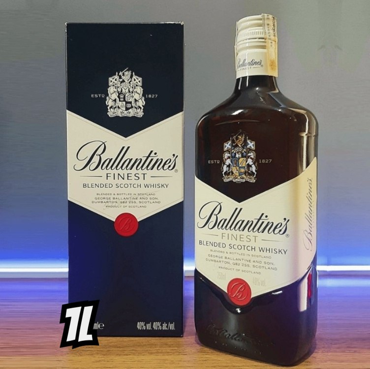 Whisky Ballantine's Finest Blended Escocês - 1 Litro