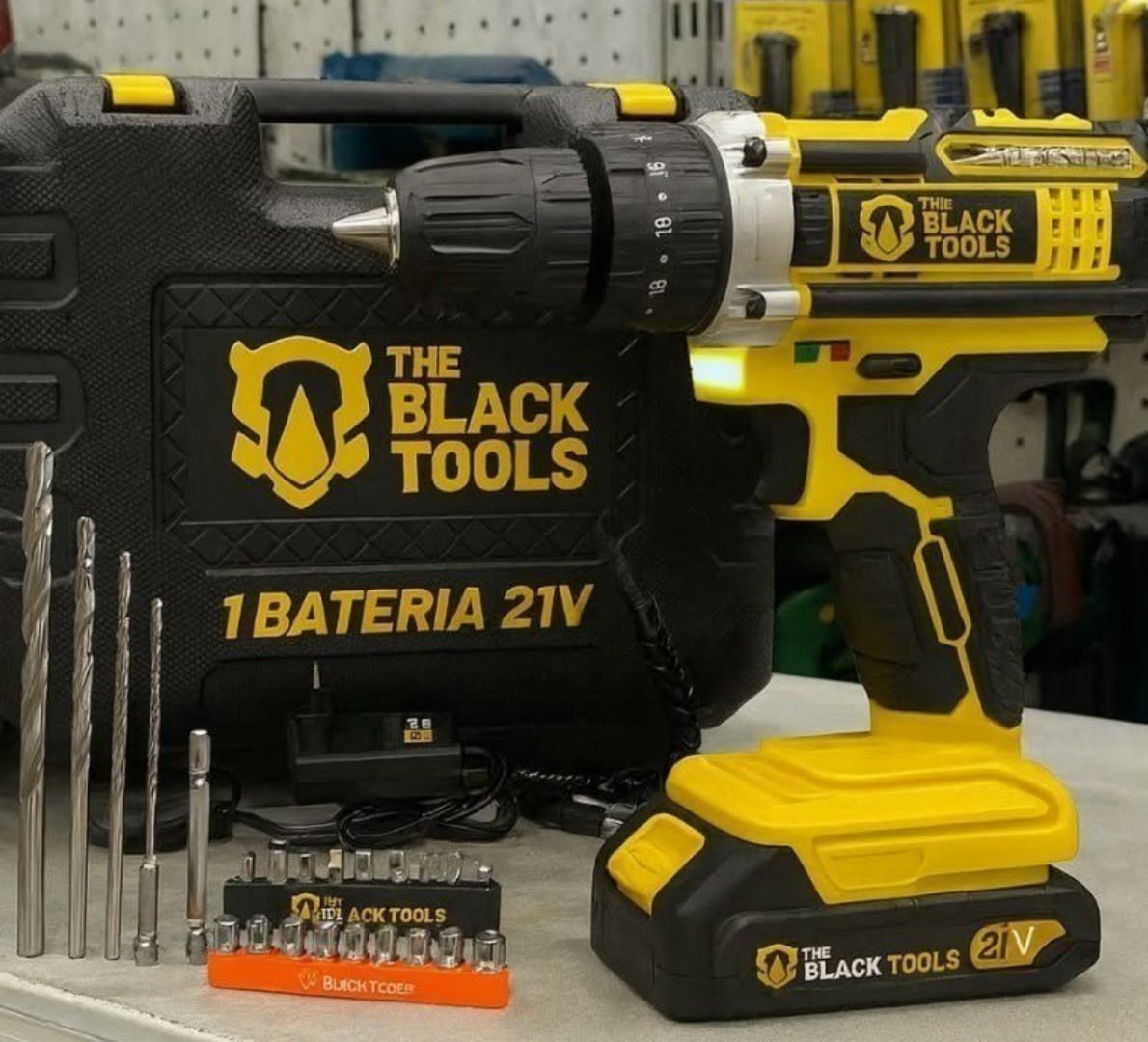 Furadeira Parafusadeira Sem Fio A Bateria Tb-12e 12v
