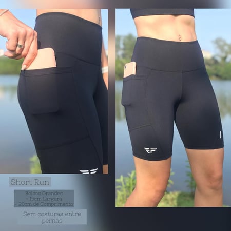 Short C/ Bolso Para Corrida Suplex