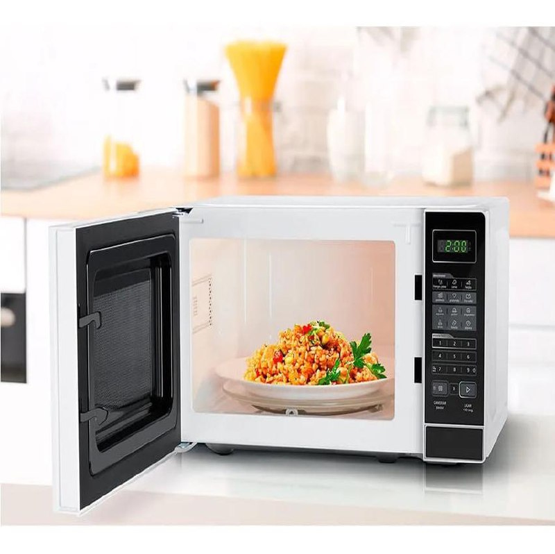 Micro-ondas 20l Branco Porta Preta Mras22 Midea