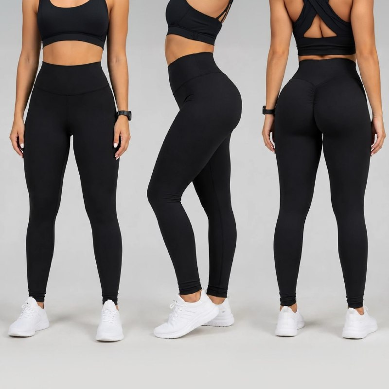 Calça Legging Kit 3 Grossa Suplex Cós Alto Leg Reforçada