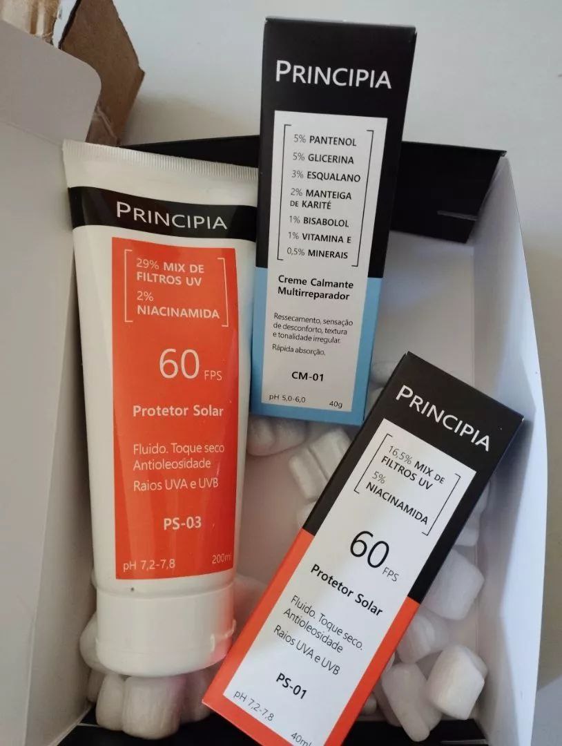 Principia Kit Proteção Completa - Protetor Solar Corporal PS03 FPS 60 + Protetor Solar Fac...