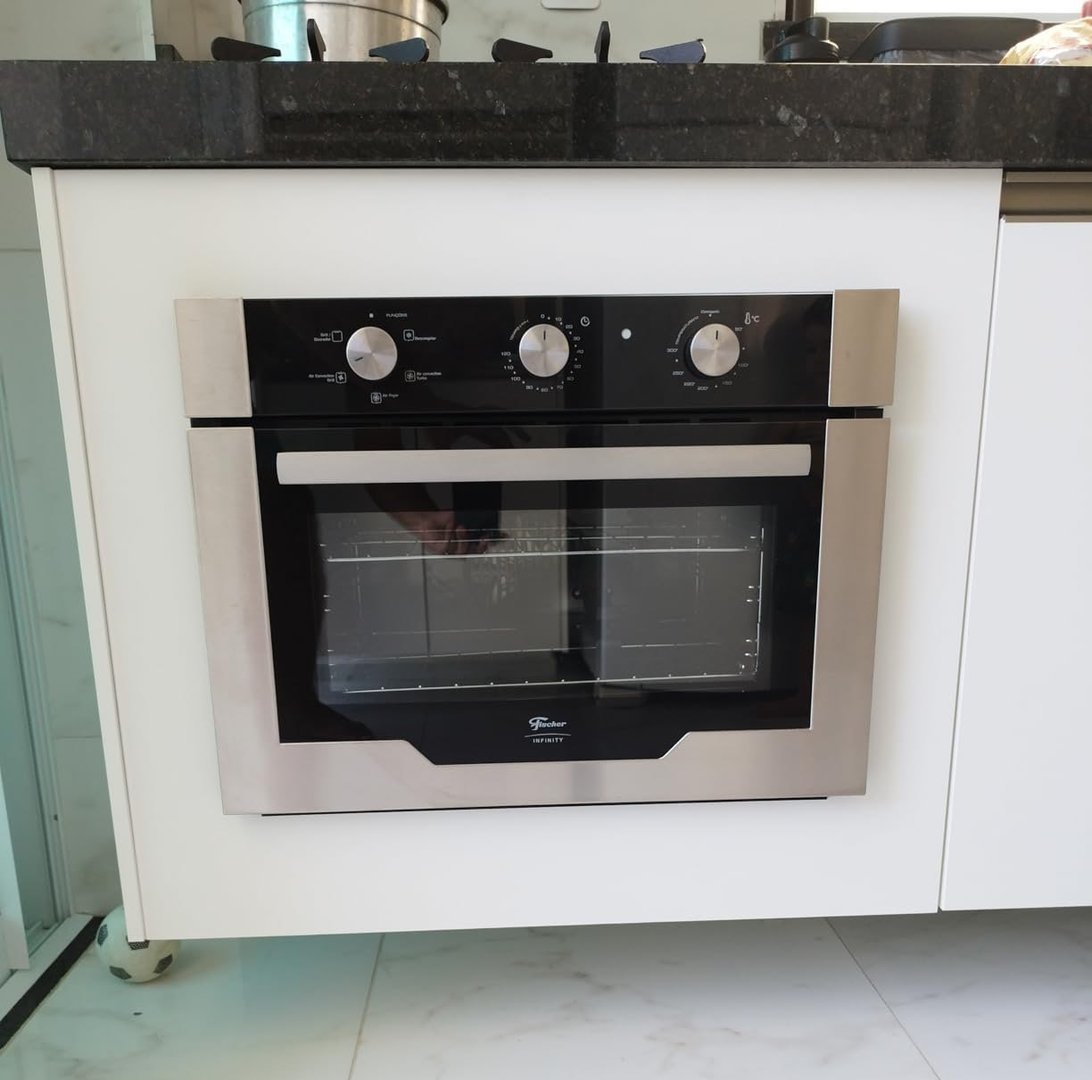 FISCHER FORNO ELÉTRICO EMBUTIR INFINITY 50L COM AIR FRYER INOX 220V 15740-27309