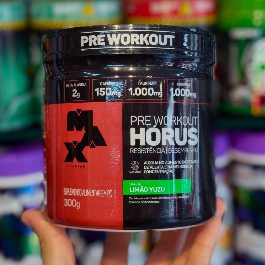 Pré Treino Hórus 300g Max Titanium
