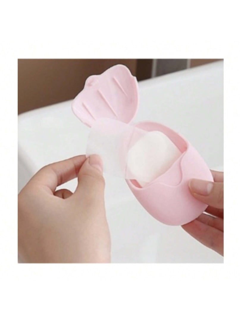 sabonete em folhas portátil perfumado descartável [ 50 folhinhas ]