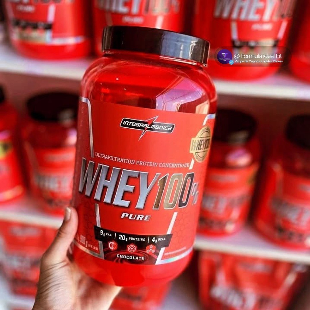 Whey 100% Pure Pote 900g Integralmedica