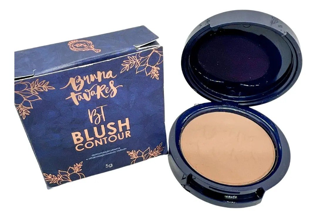 Bt Blush Contour Bruna Tavares - Contorno Em Pó Tom Da Maquiagem Taupe Chic