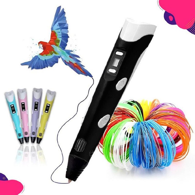 Caneta 3d Impressora Profissional + Refil Filamento + Usb