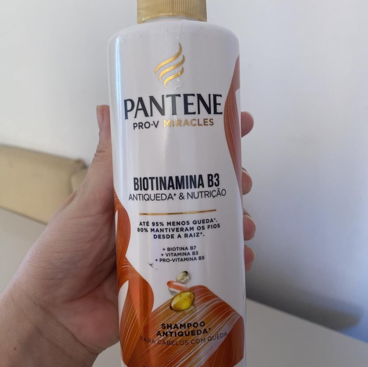 Pantene Pro-V Shampoo Biotinamina B3 Antiqueda e Nutrição 510 ml