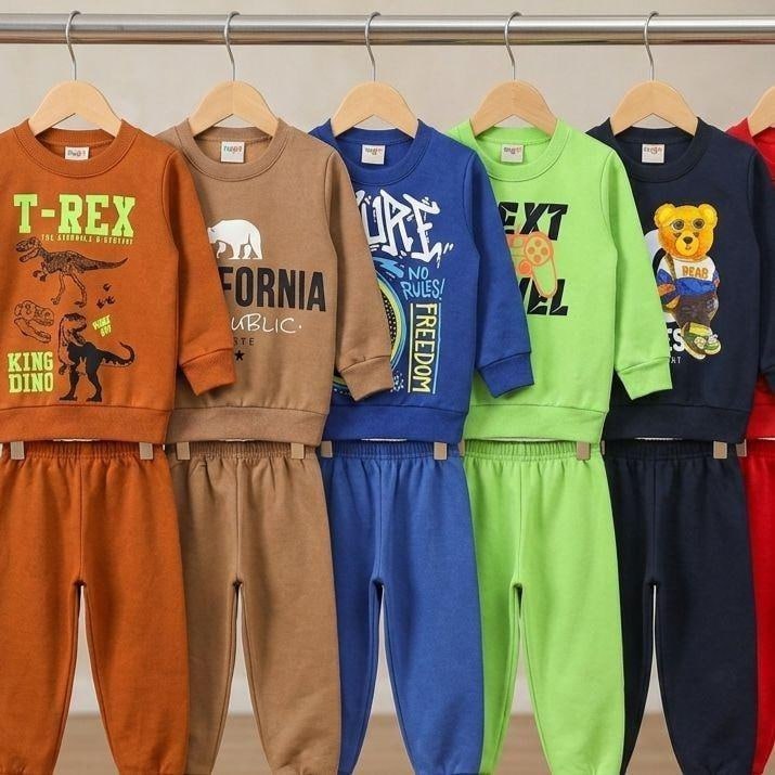 Kit 6 Peças Moletom Menino Infantil Inverno Atacado Barato