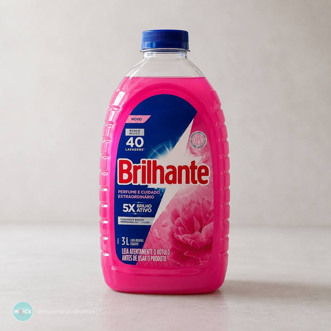 Sabão Líquido Brilhante Perfume e Cuidado Extraordinário 3L