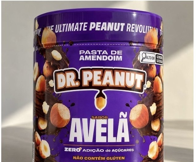 Dr. Peanut Pasta de Amendoim Avelã 600G - Com Whey Protein