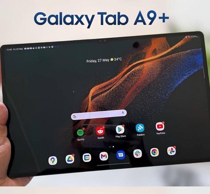 Galaxy Tab A9+, Wifi, 11' polegadas, 4GB RAM, 64 GB, Câmera Principal 8 MP, Câmera Traseir...