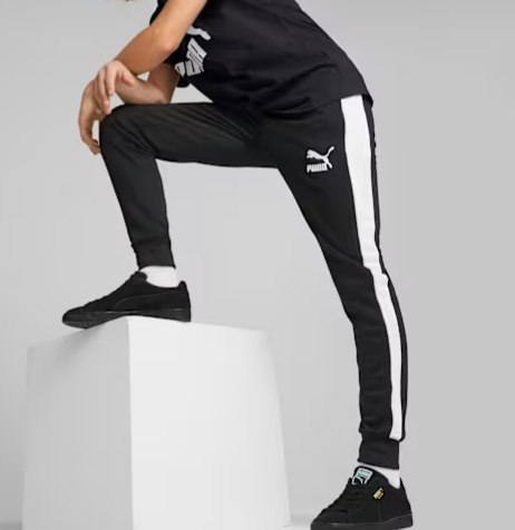 Calça Puma Track Iconic T7 French Terry Masculina - Tam. EGG