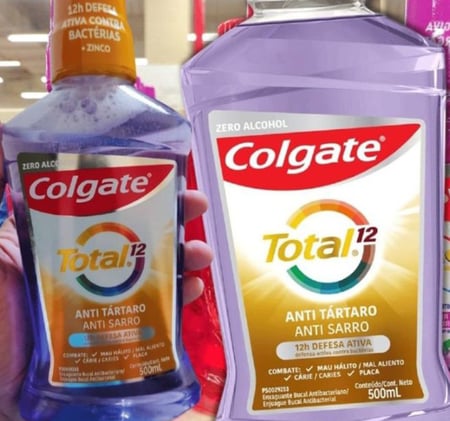 Enxaguante Bucal Colgate Total 12 Anti Tártaro 500ml