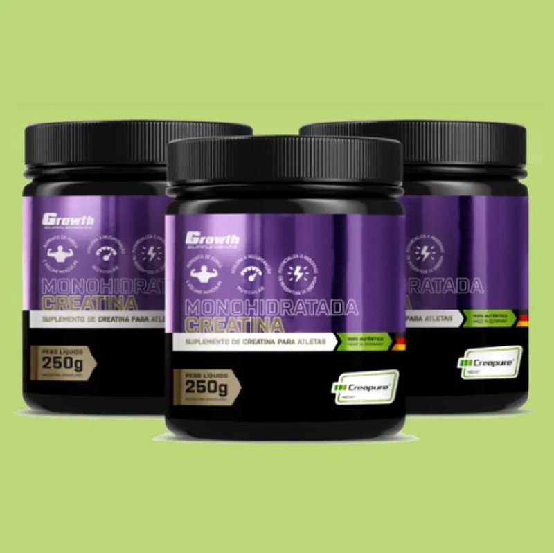 Creatina Creapure 250g Original - Growth Supplements