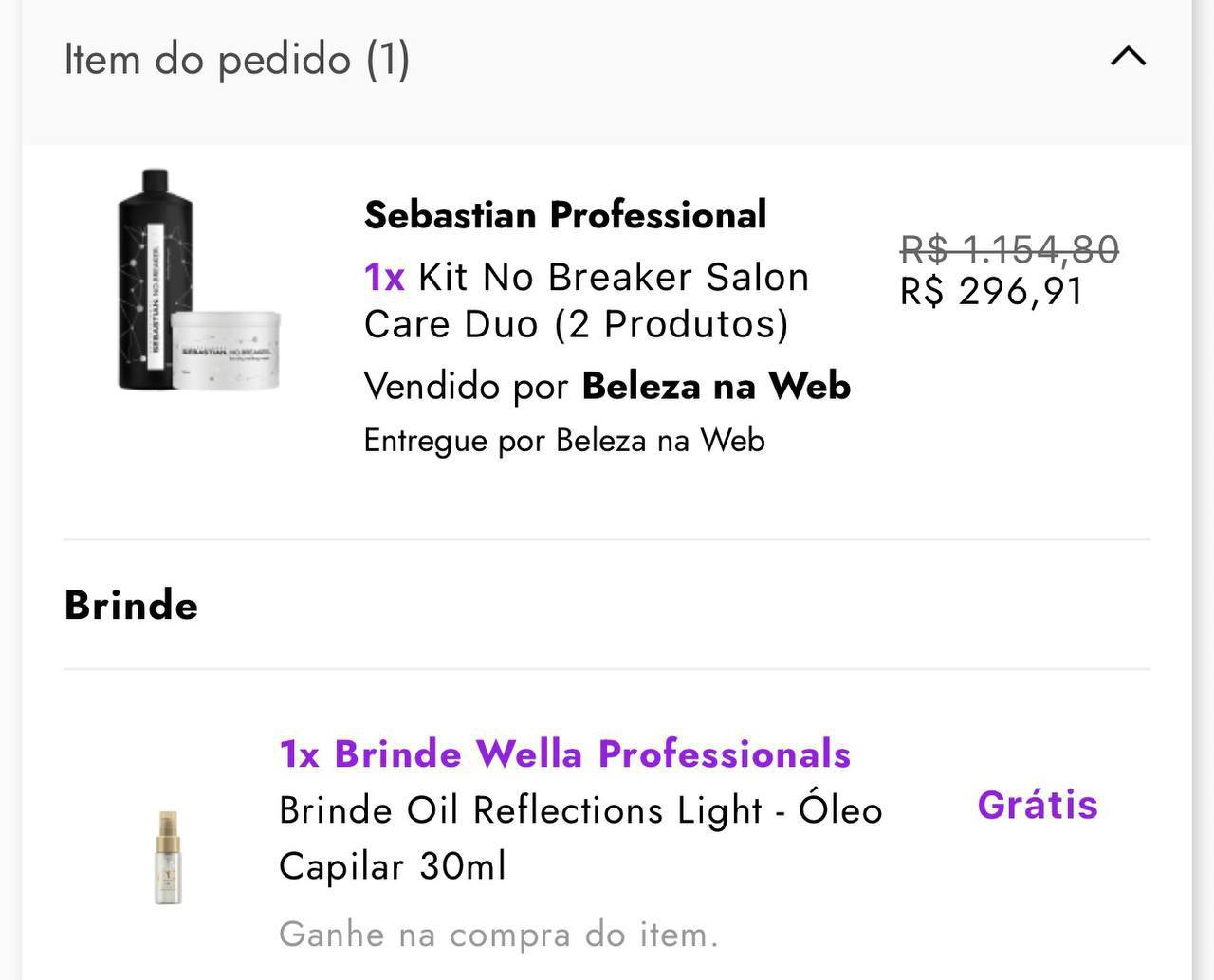 Kit Sebastian Professional No Breaker Salon Care Duo (2 Produtos)