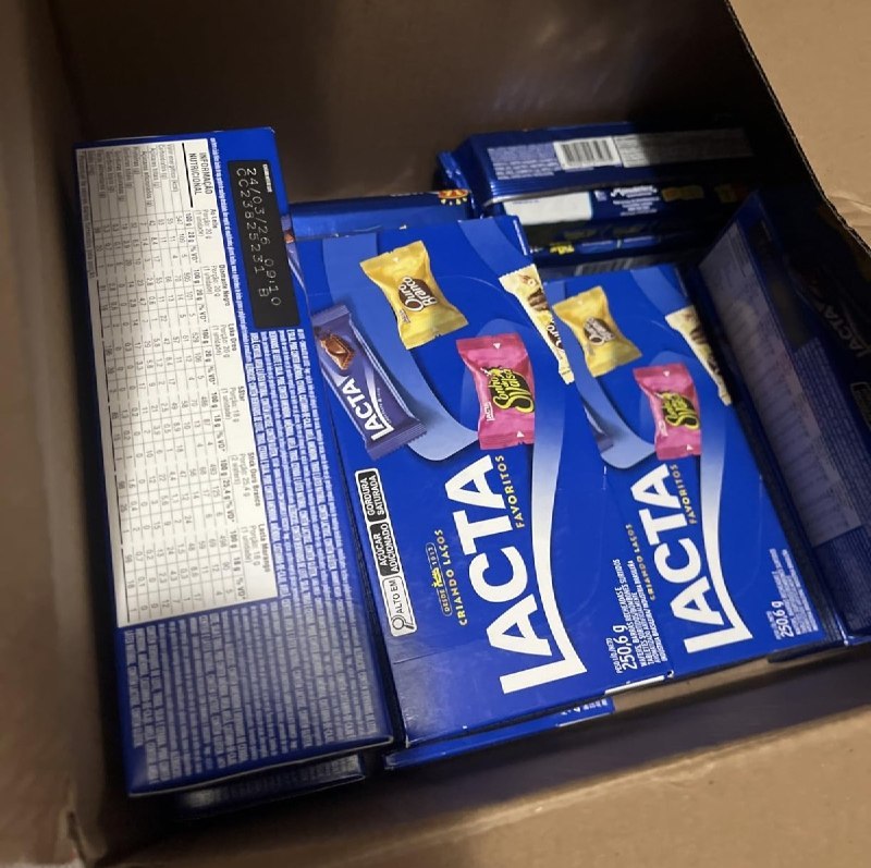 Lacta Favoritos - Caixa de variedades chocolates, 250,6g