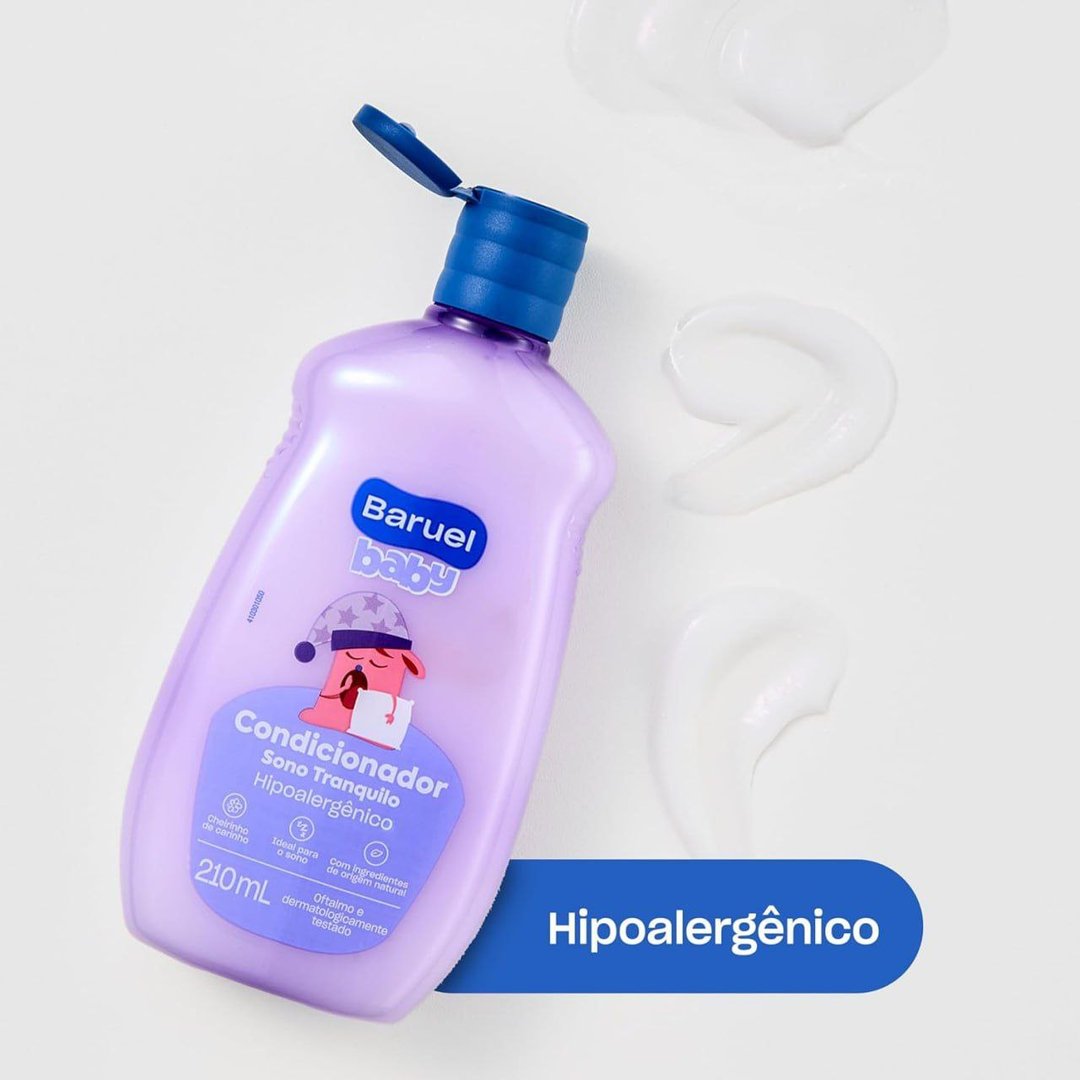 Condicionador Infantil Sono Tranquilo 210ml – Baruel Baby