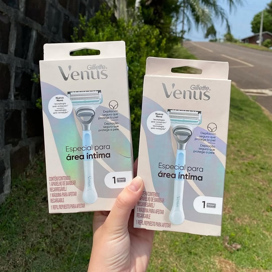 Gillette Venus Íntima, Aparelho de Depilação Íntima Feminino Descartável, 2 Unidades