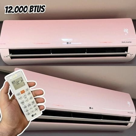 Ar Condicionado Hi Wall LG Dual Inverter Voice 12.000 Btus Frio 220v R-32